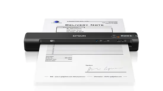 EPSON COLOR DOCUMENT SCANNER PORTABLE WORKFORCE A4 ES-60W with WiFi view 3